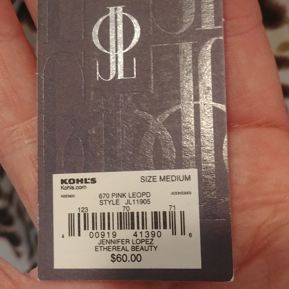 Jennifer Lopez Eternal Beauty Shaped Leopold Dress NWT Size Medium - Picture 3 of 15